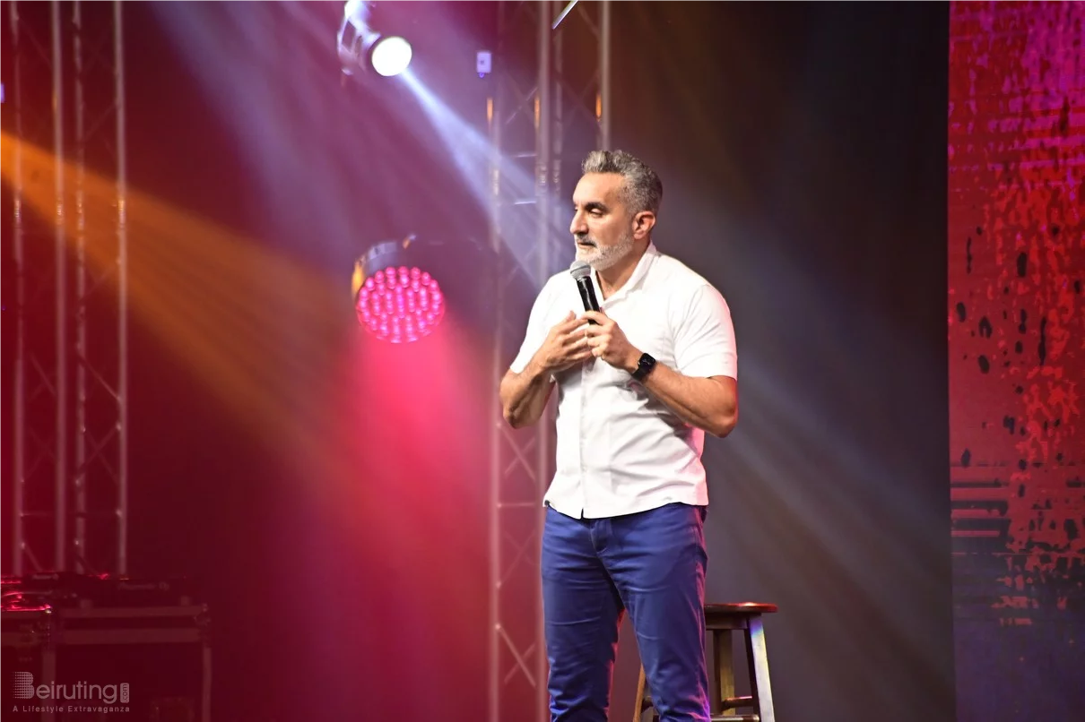 Bassem Youssef at Beirut Hall