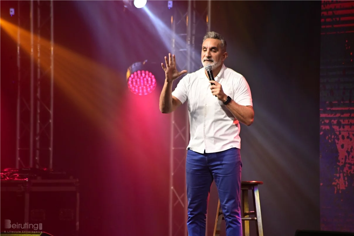 Bassem Youssef at Beirut Hall