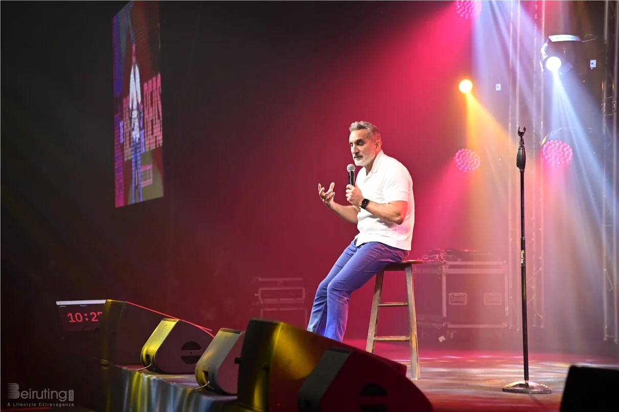 Bassem Youssef at Beirut Hall