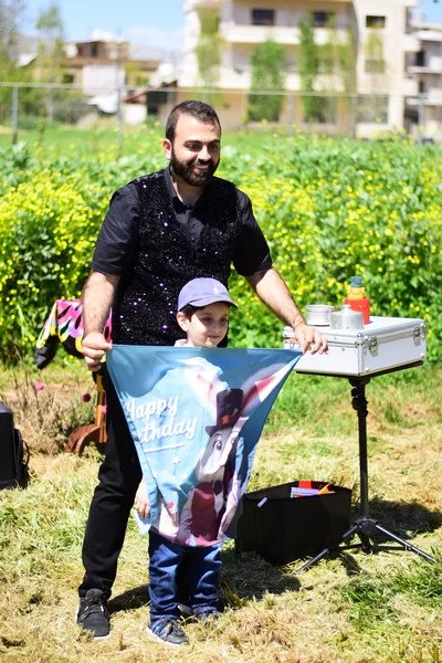 Georges birthday at SARWA by Bassma in Taanayel