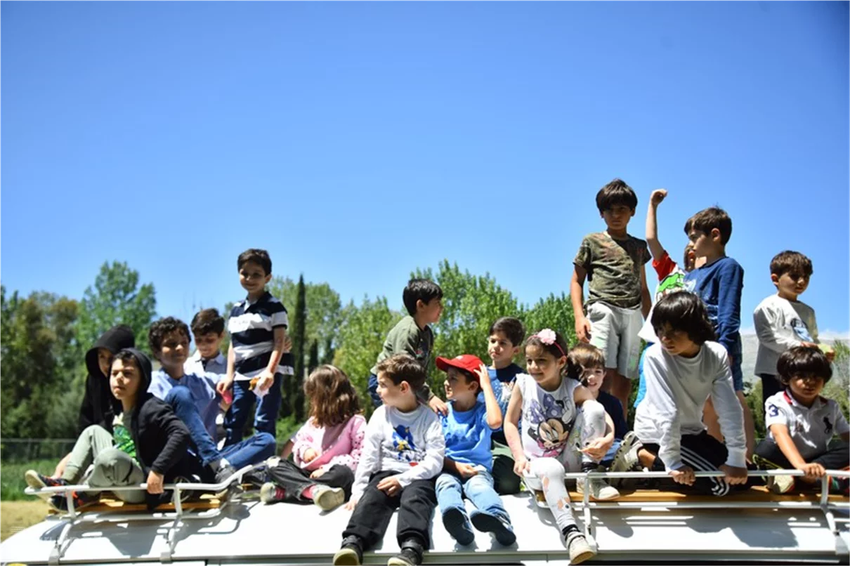 Georges birthday at SARWA by Bassma in Taanayel