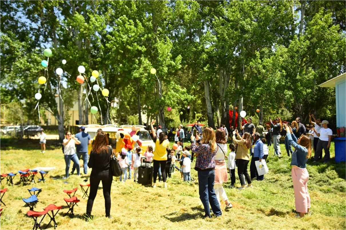 Georges birthday at SARWA by Bassma in Taanayel