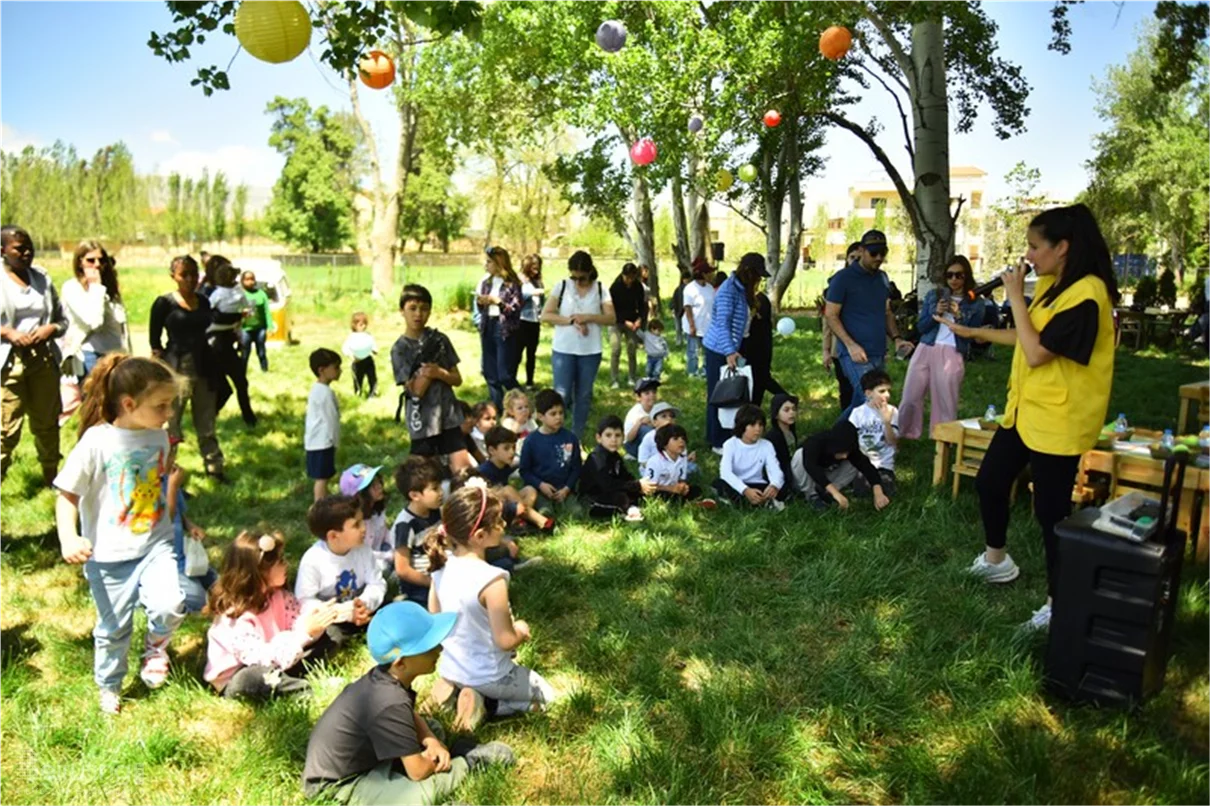Georges birthday at SARWA by Bassma in Taanayel