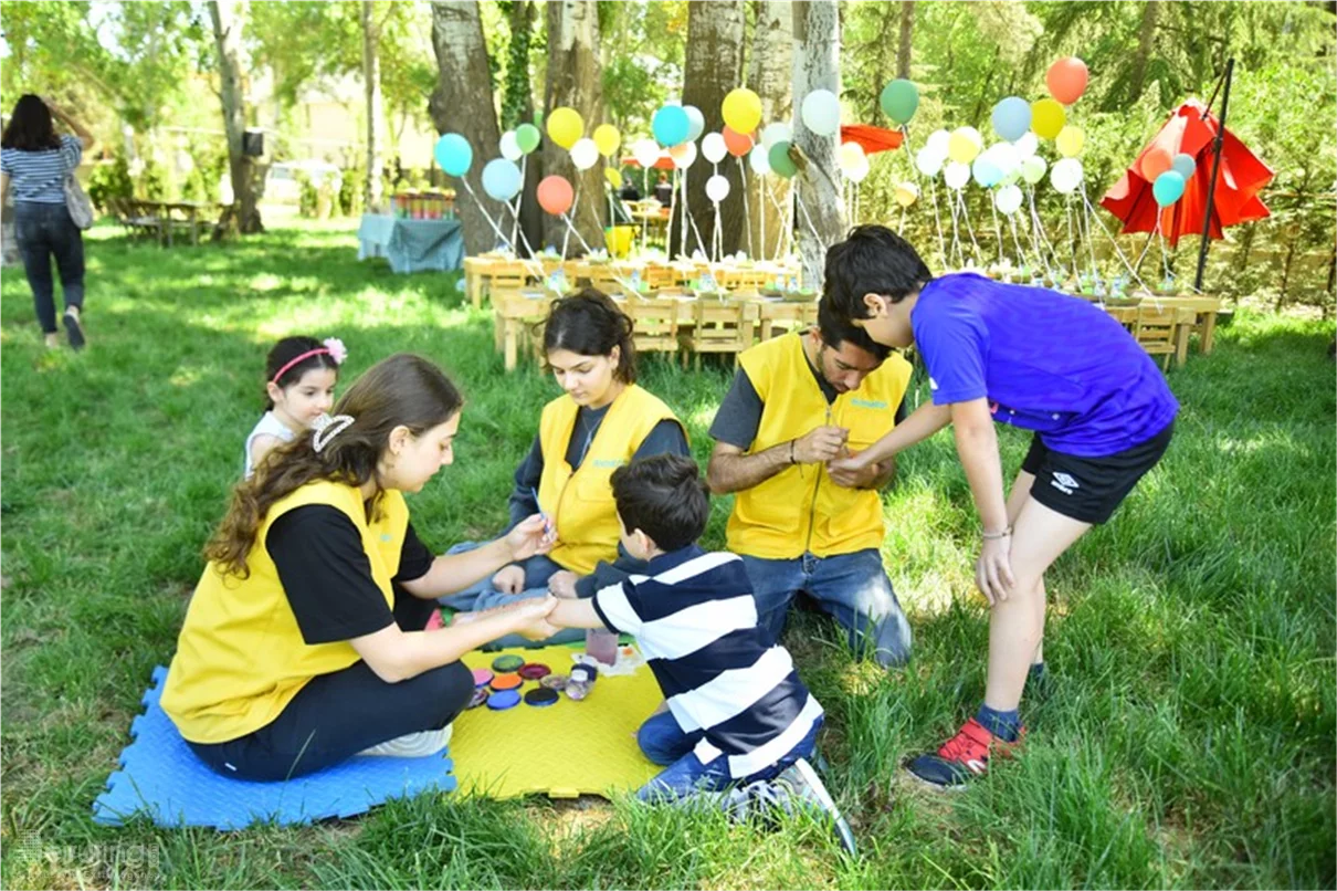 Georges birthday at SARWA by Bassma in Taanayel