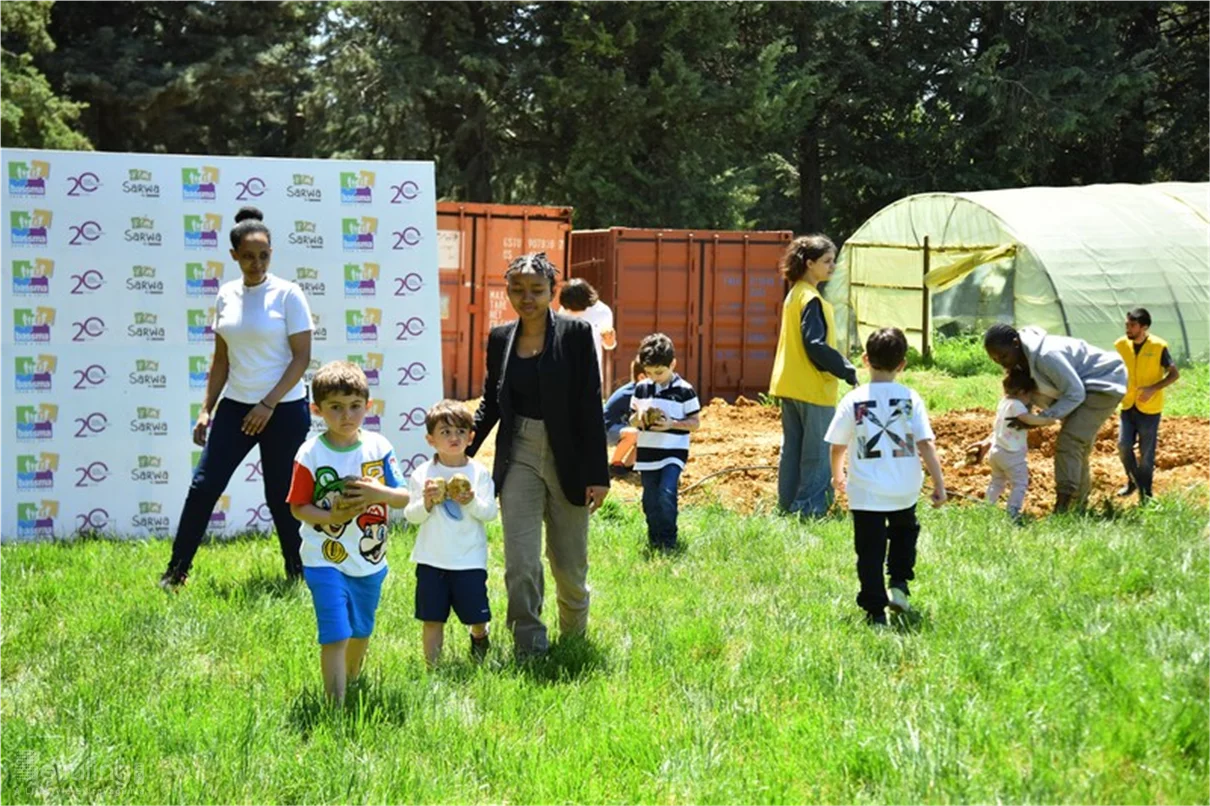 Georges birthday at SARWA by Bassma in Taanayel