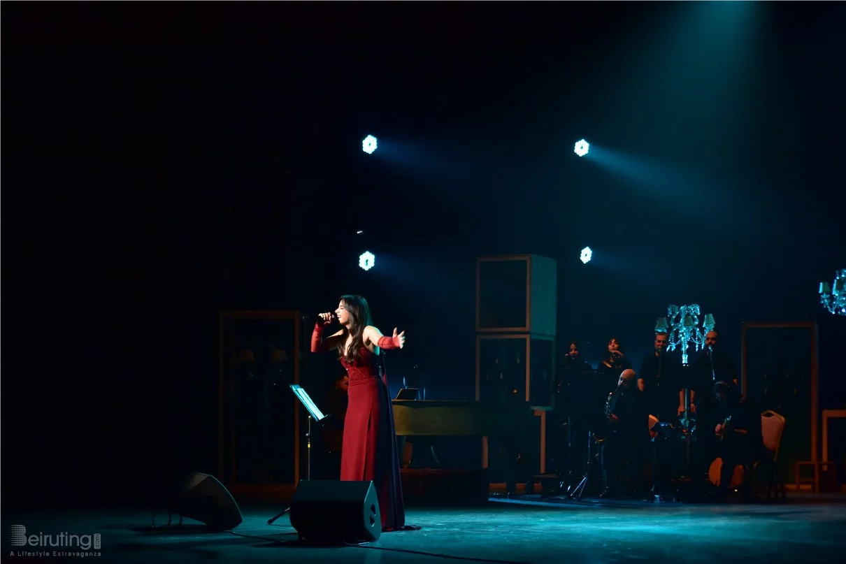 Carla Chamoun at Casino du Liban