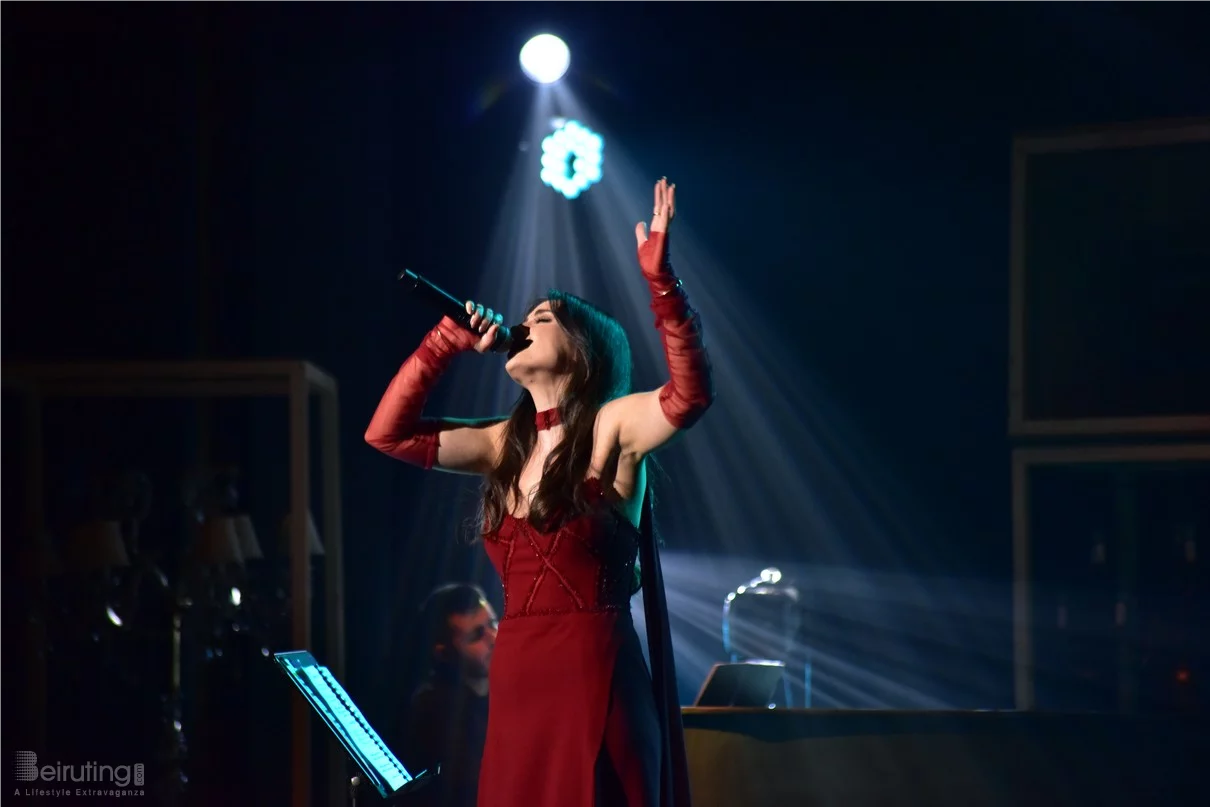 Carla Chamoun at Casino du Liban