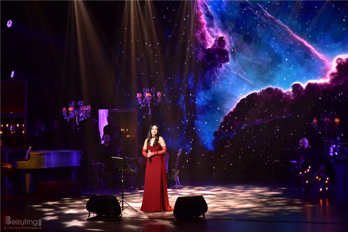 Carla Chamoun at Casino du Liban