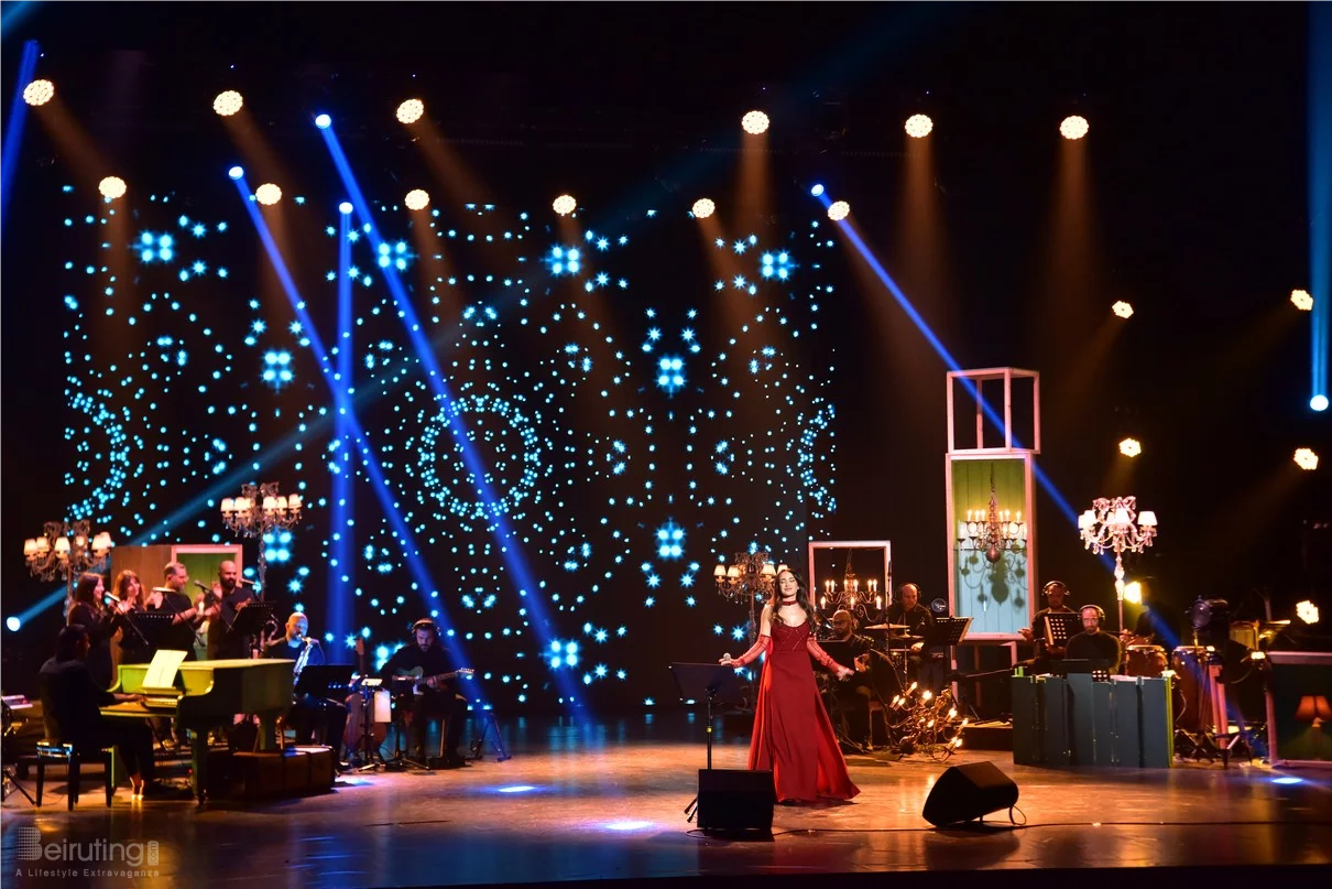 Carla Chamoun at Casino du Liban