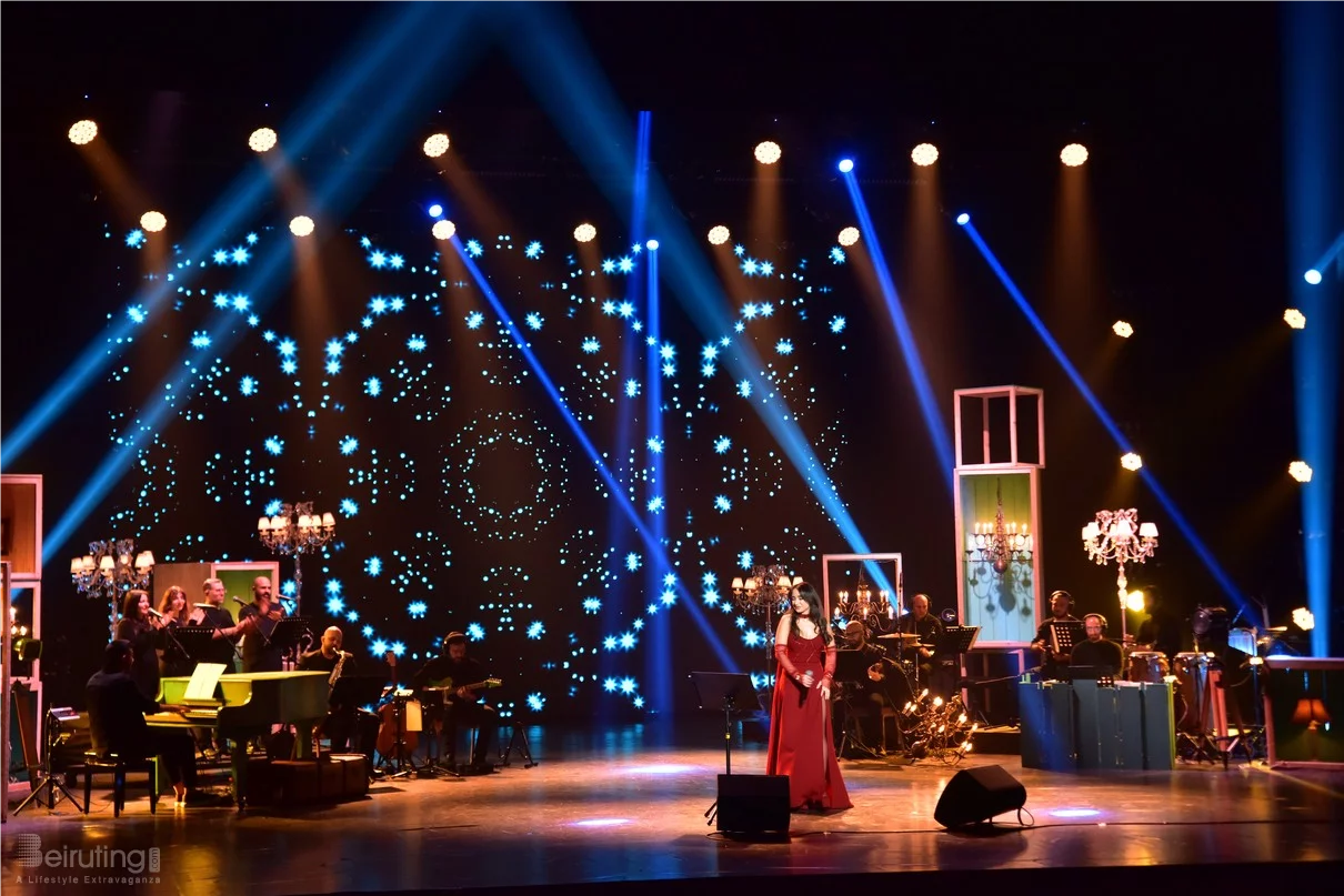 Carla Chamoun at Casino du Liban