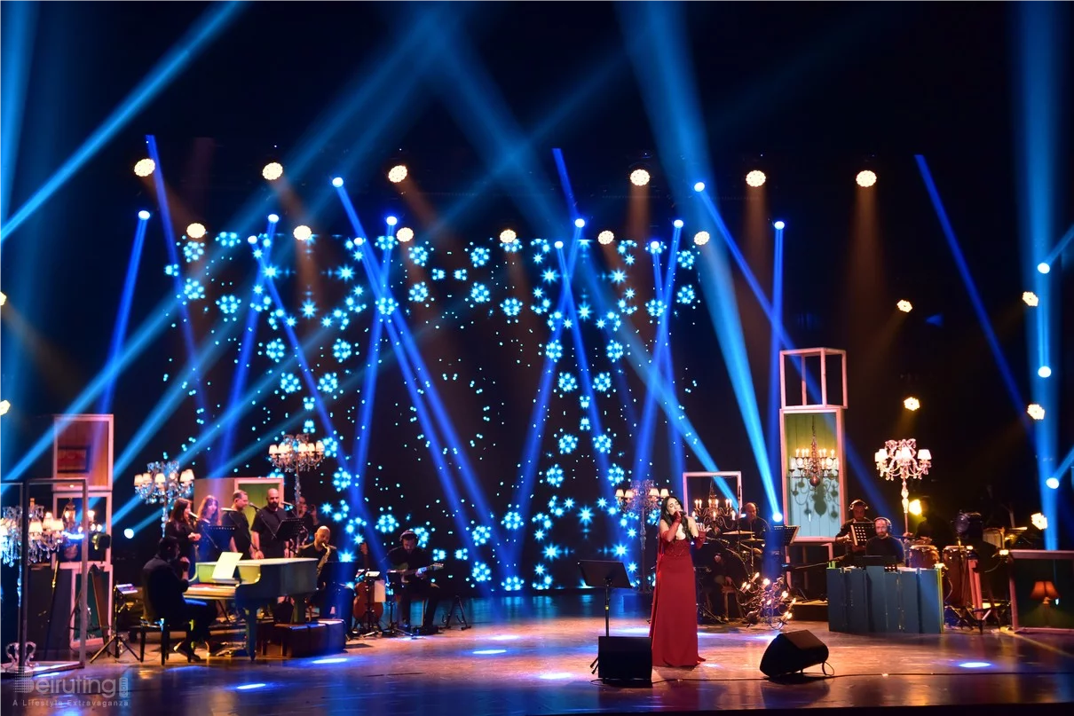 Carla Chamoun at Casino du Liban