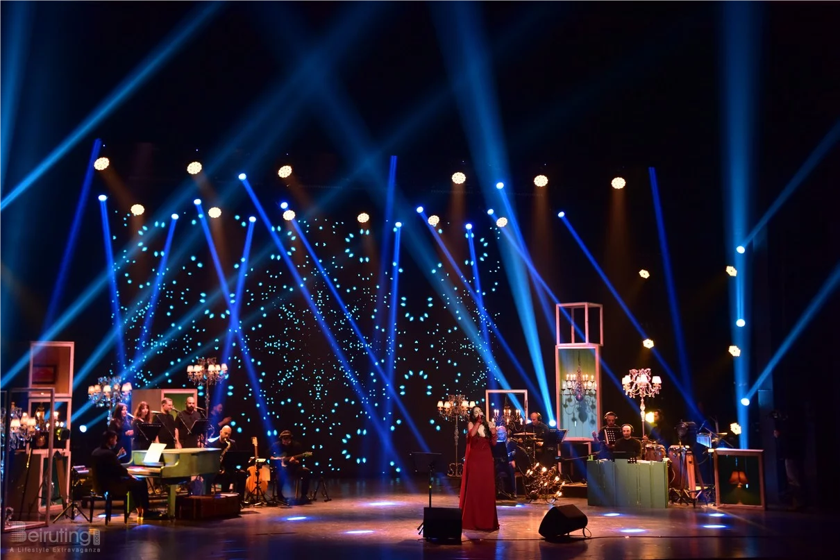 Carla Chamoun at Casino du Liban