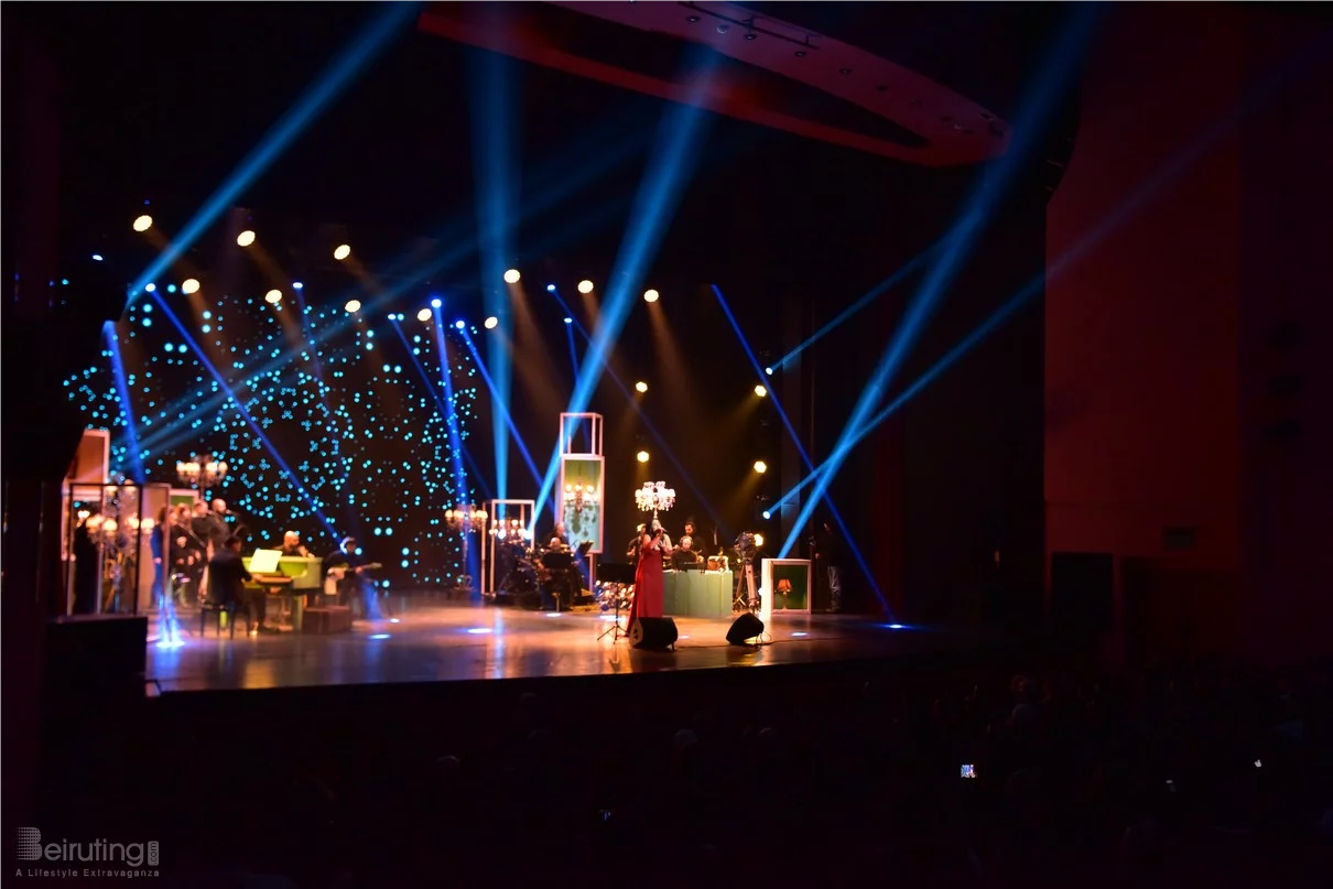 Carla Chamoun at Casino du Liban