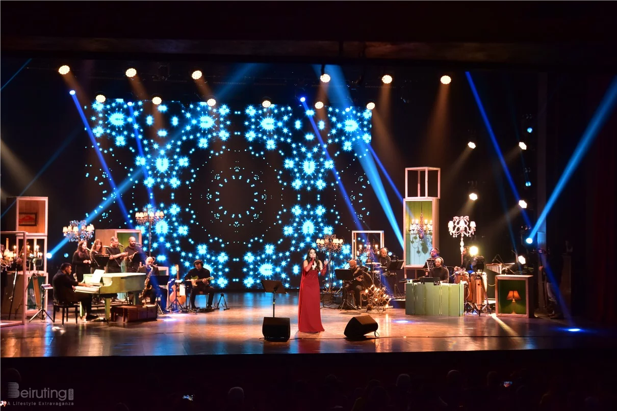 Carla Chamoun at Casino du Liban