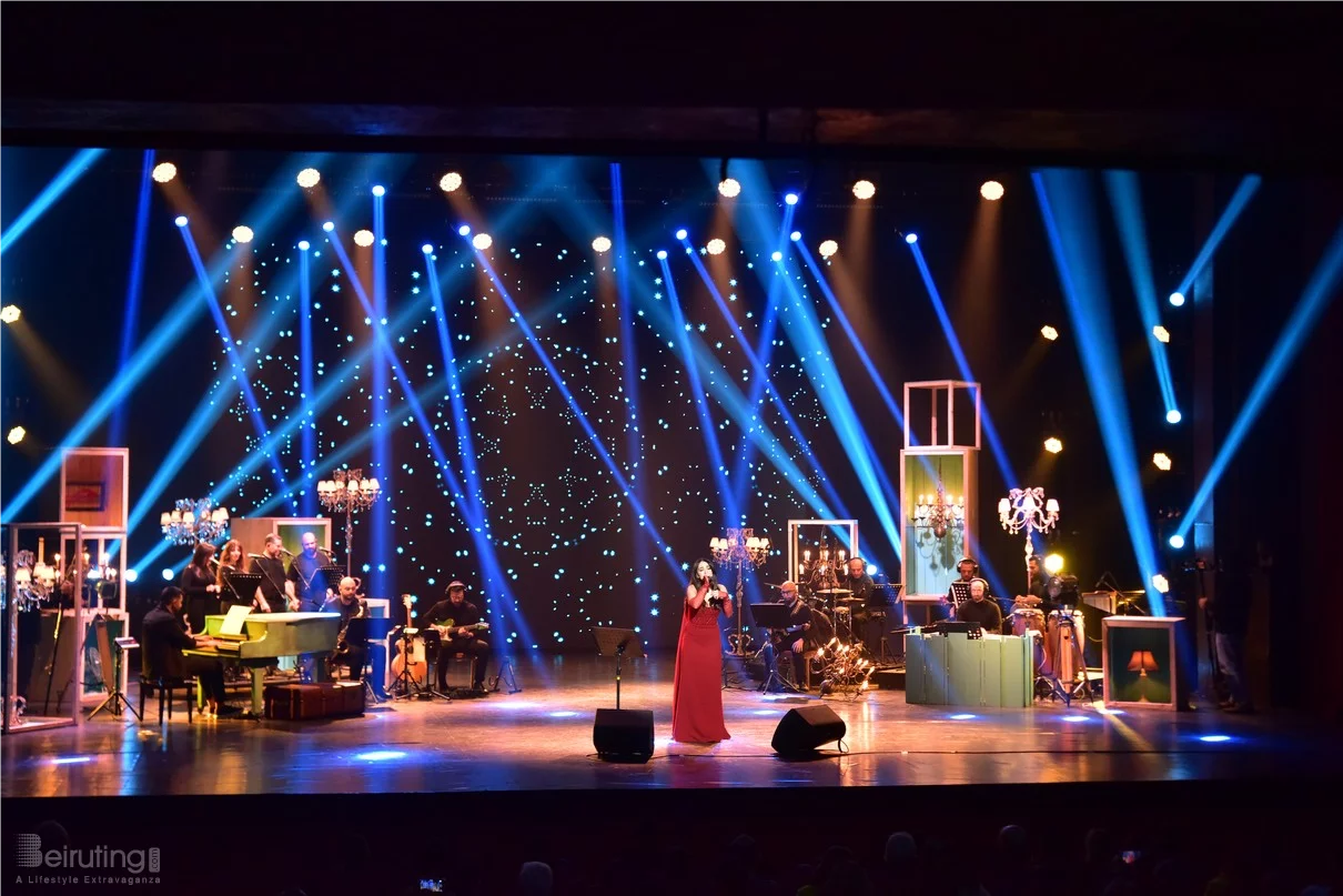 Carla Chamoun at Casino du Liban