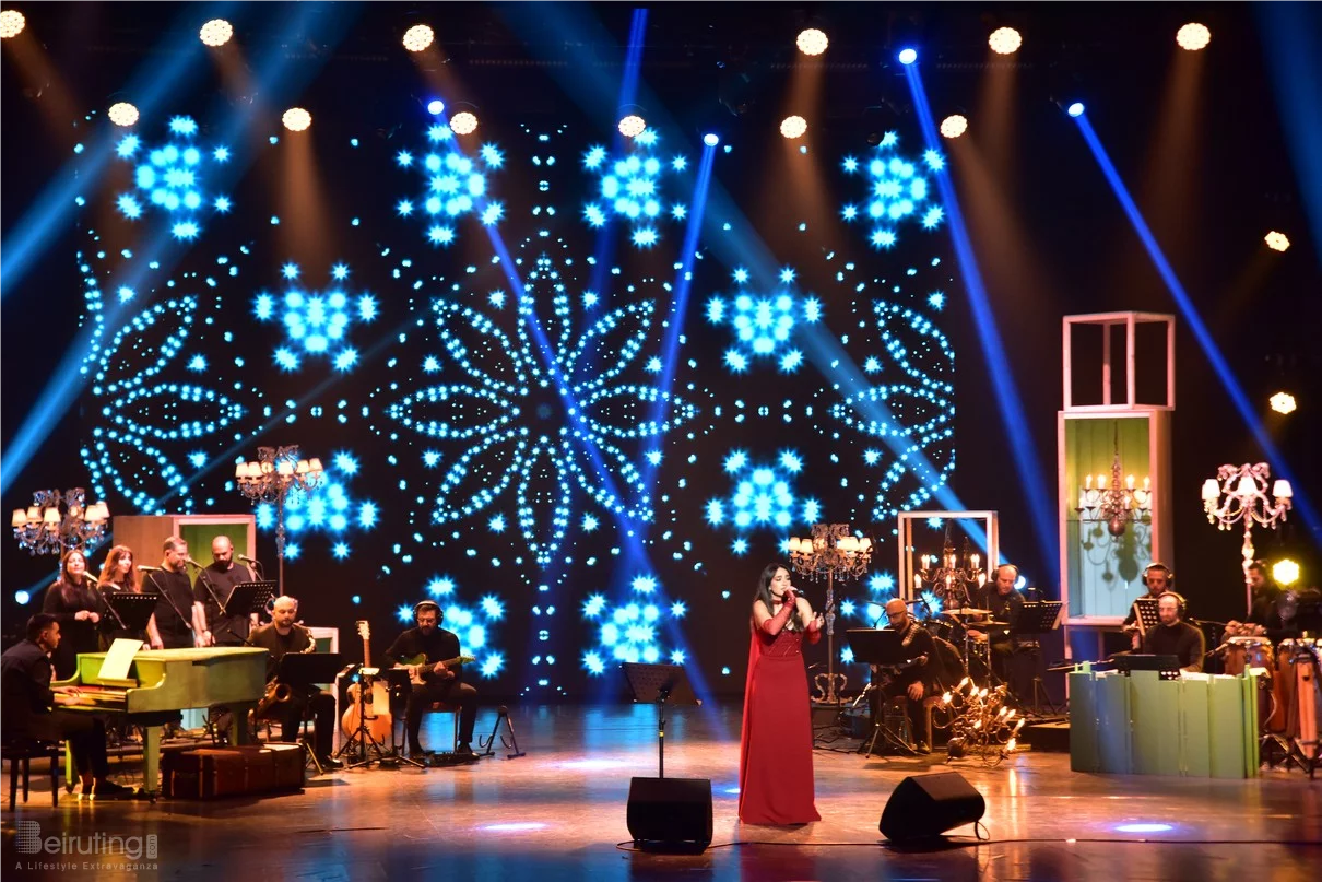 Carla Chamoun at Casino du Liban