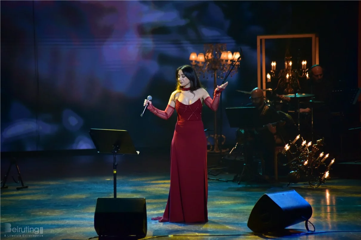 Carla Chamoun at Casino du Liban