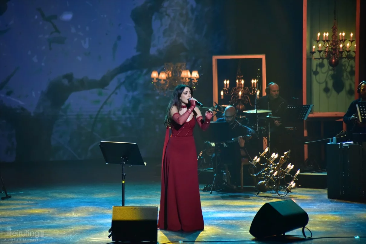 Carla Chamoun at Casino du Liban