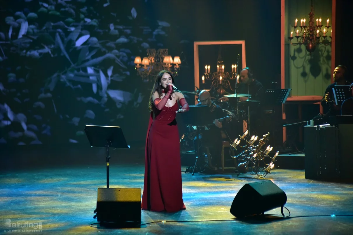 Carla Chamoun at Casino du Liban