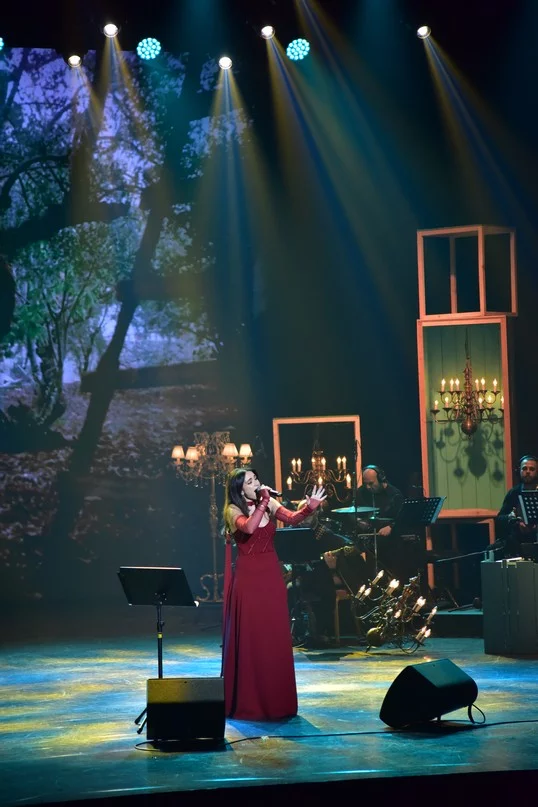 Carla Chamoun at Casino du Liban