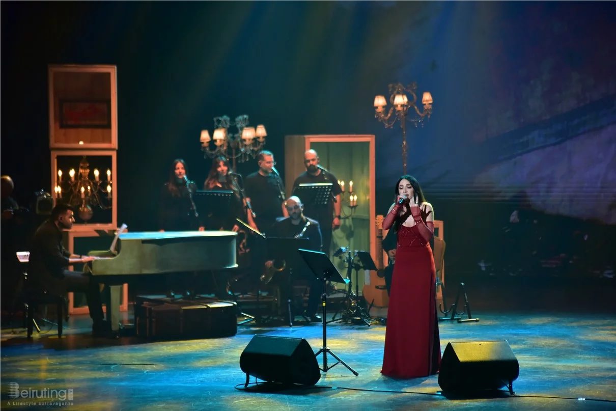 Carla Chamoun at Casino du Liban