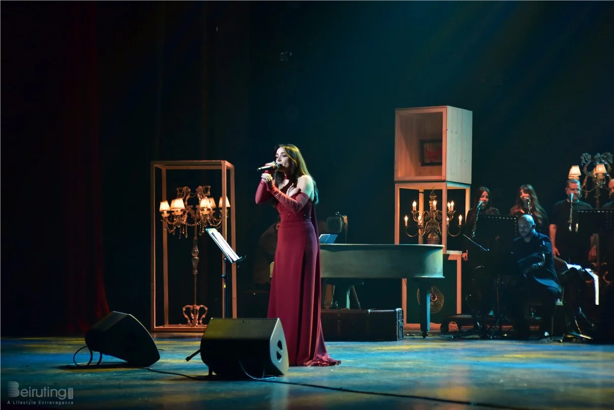 Carla Chamoun at Casino du Liban