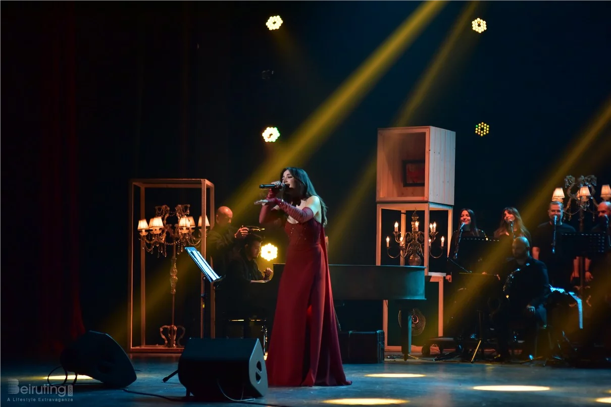 Carla Chamoun at Casino du Liban