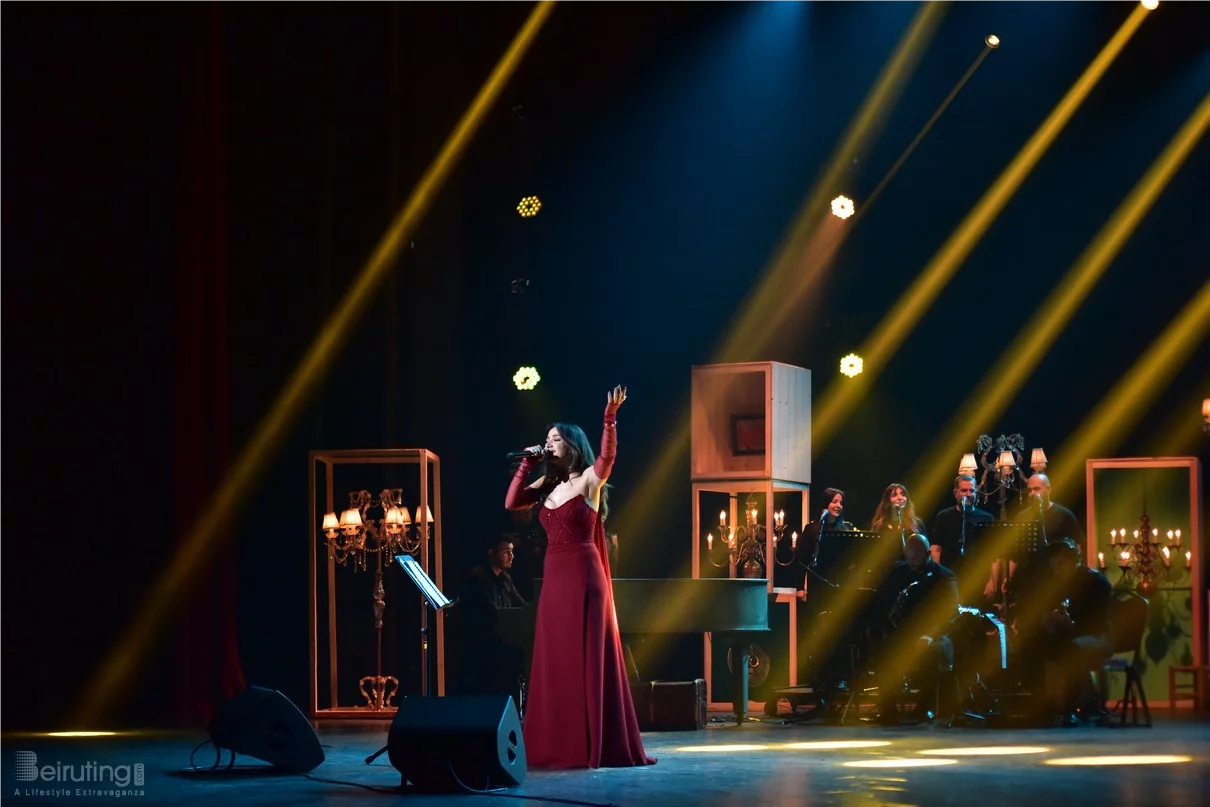 Carla Chamoun at Casino du Liban