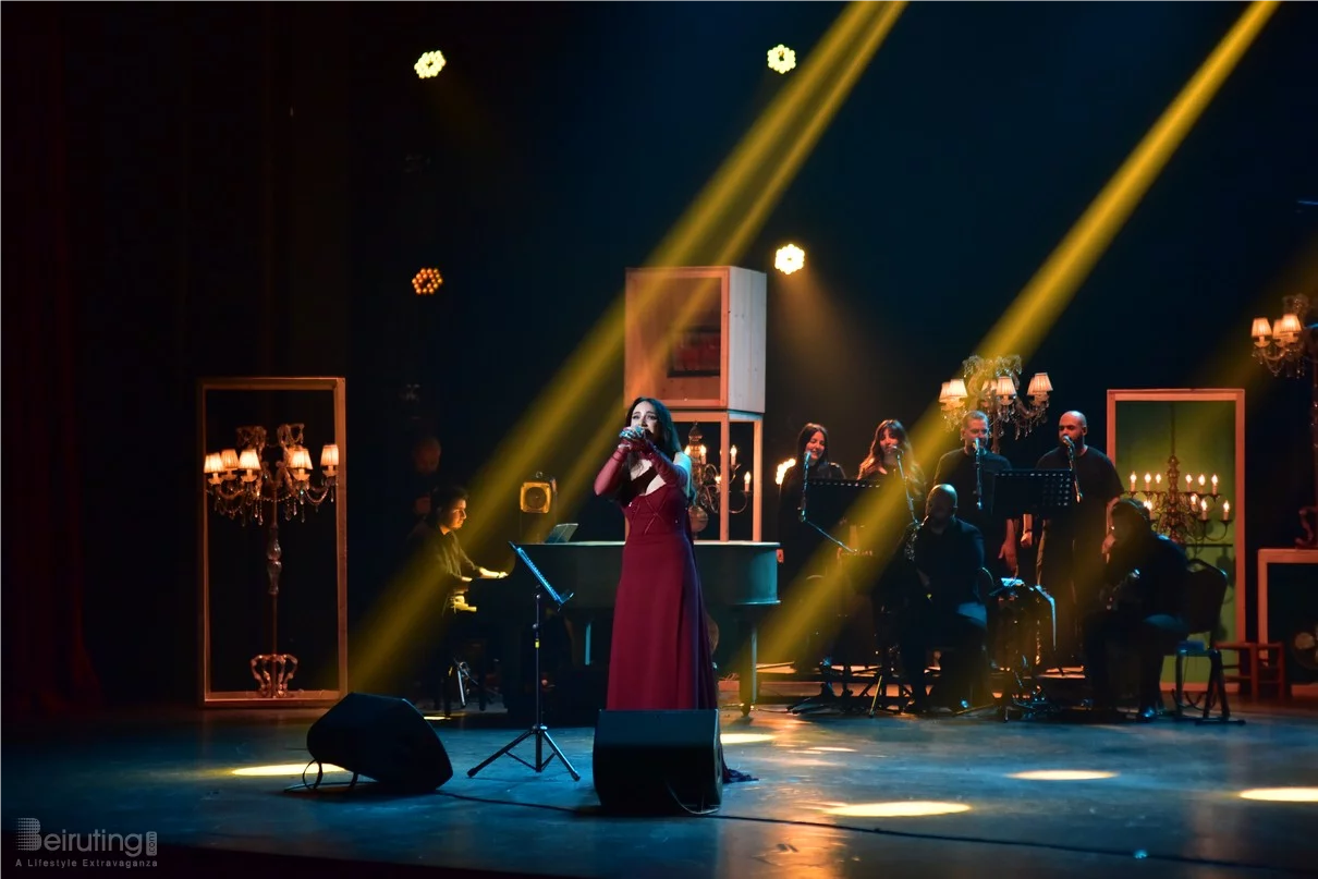 Carla Chamoun at Casino du Liban