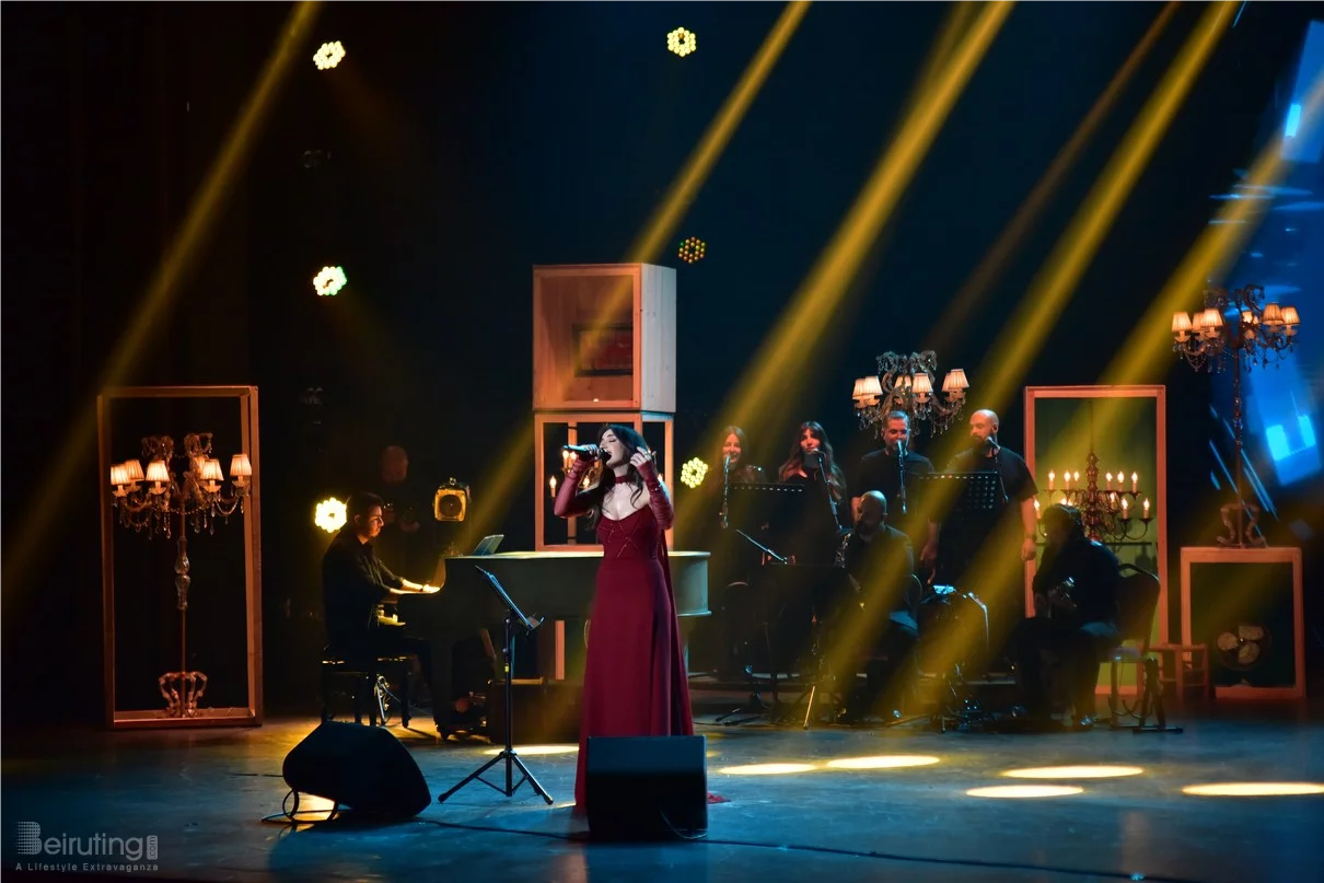 Carla Chamoun at Casino du Liban