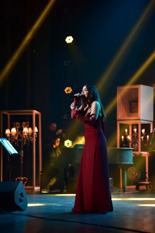 Carla Chamoun at Casino du Liban