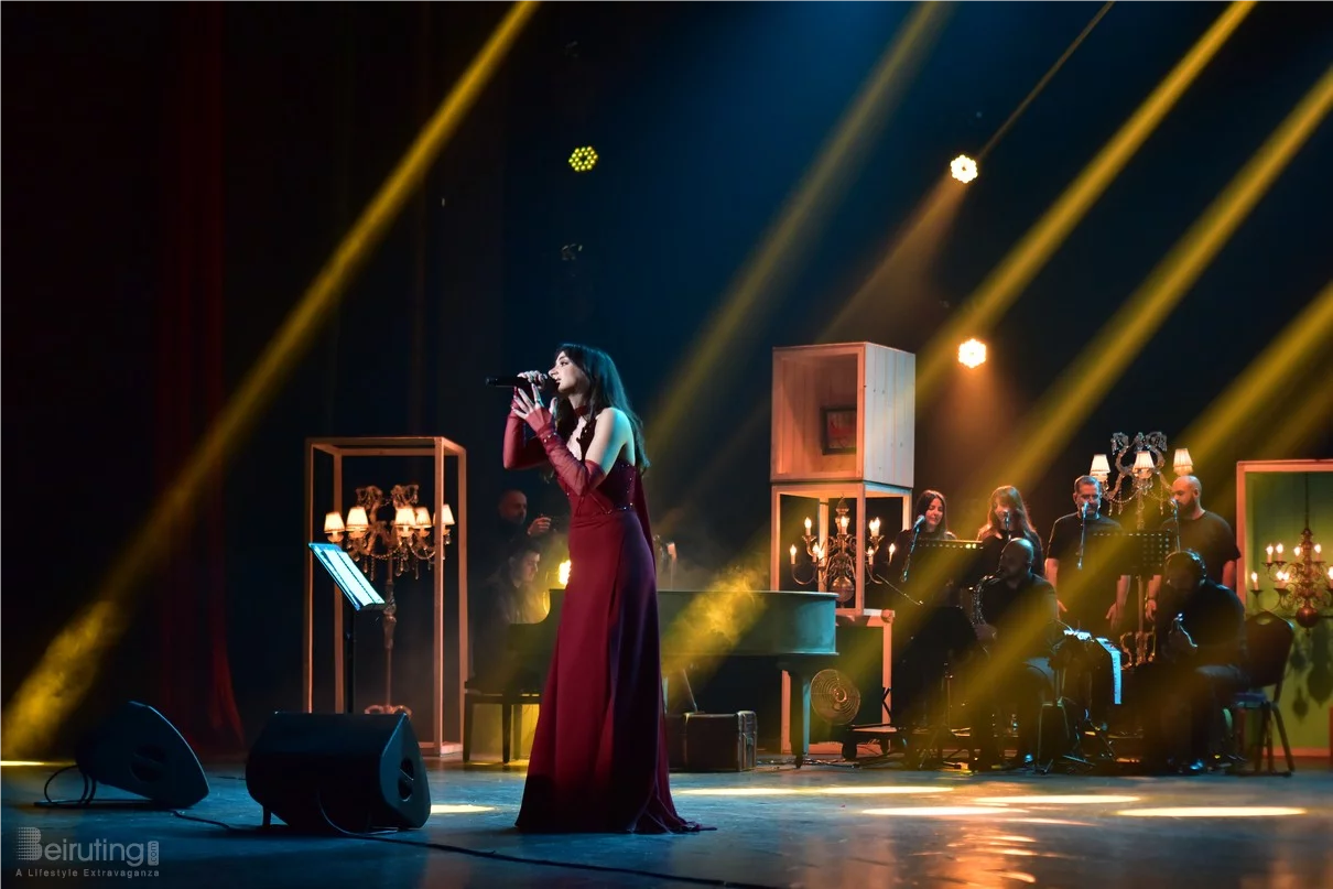 Carla Chamoun at Casino du Liban