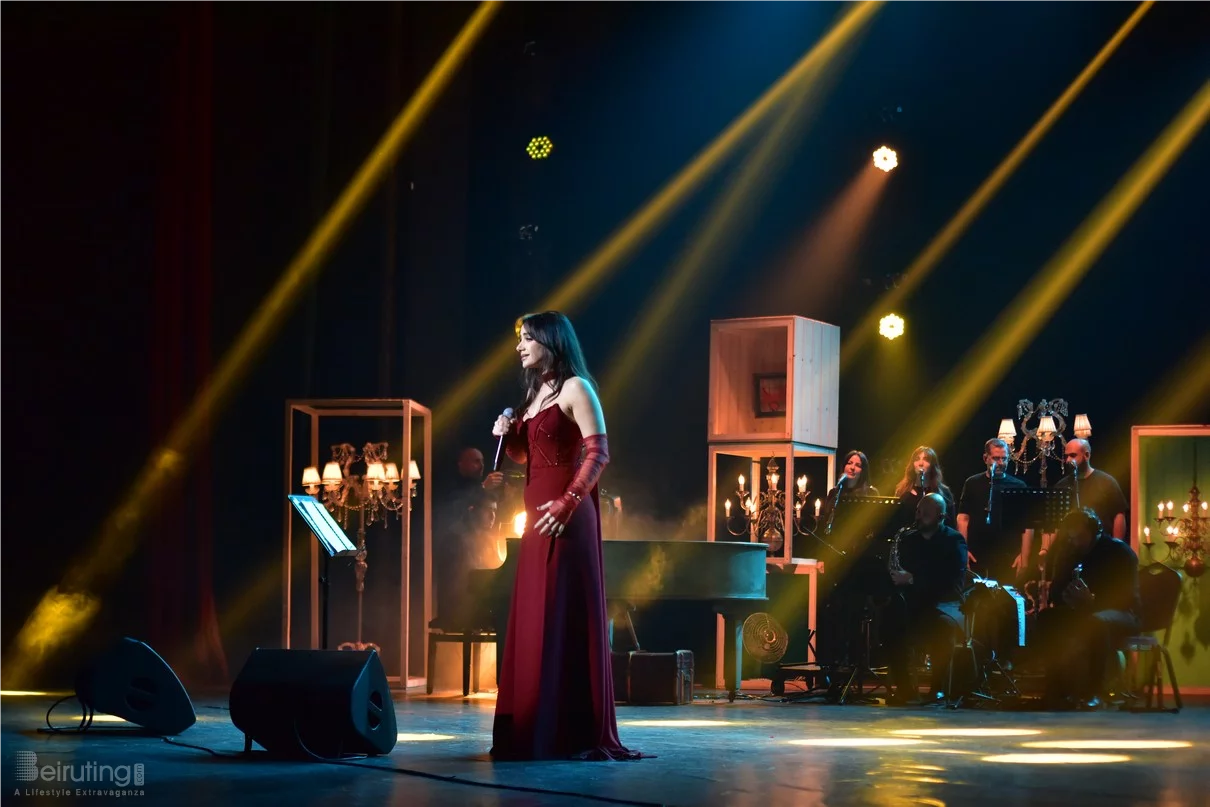 Carla Chamoun at Casino du Liban