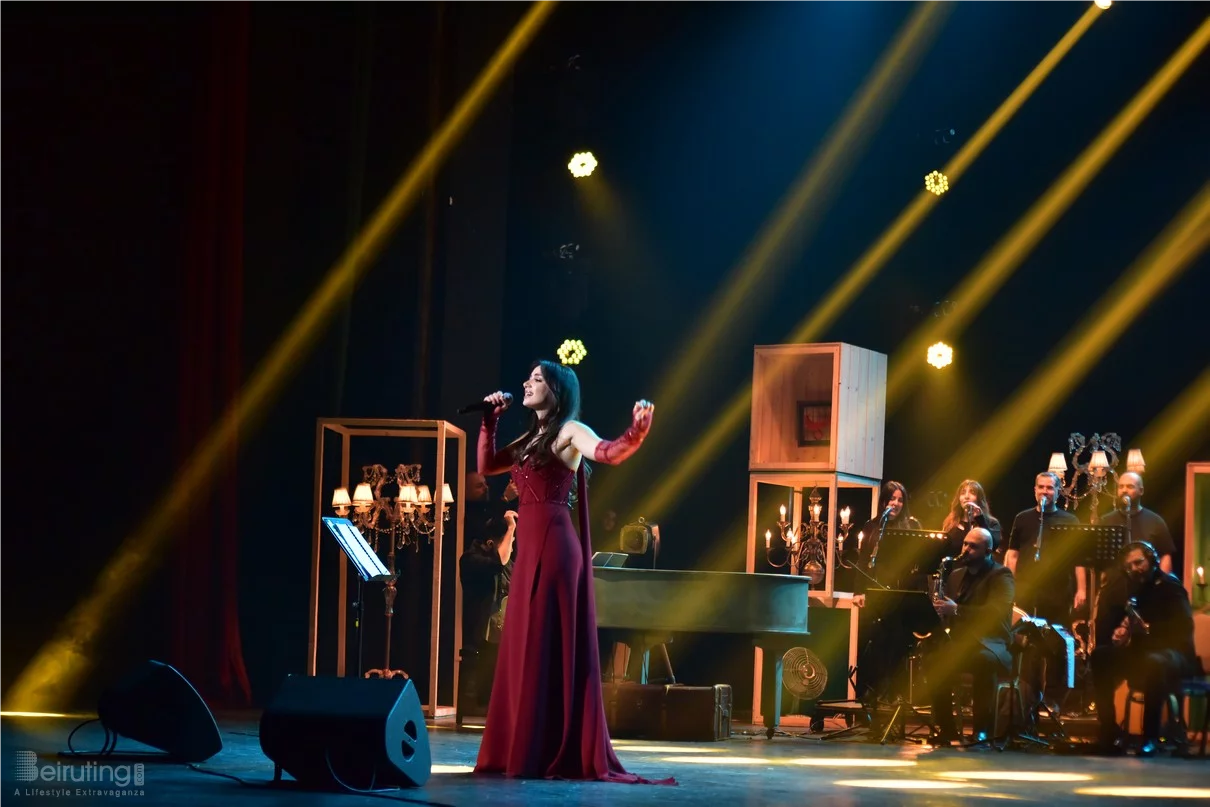 Carla Chamoun at Casino du Liban