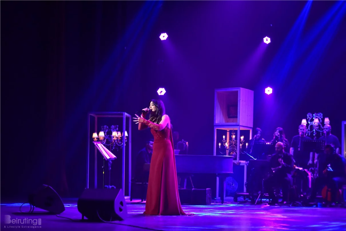 Carla Chamoun at Casino du Liban