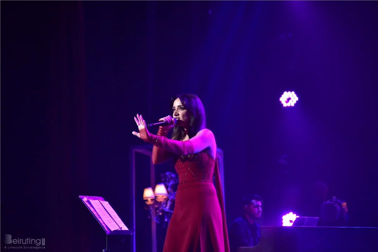 Carla Chamoun at Casino du Liban