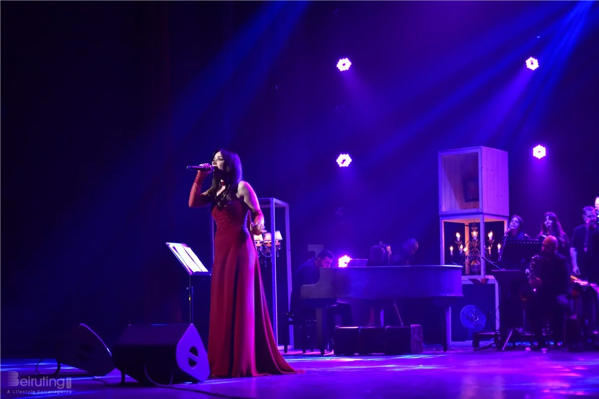 Carla Chamoun at Casino du Liban