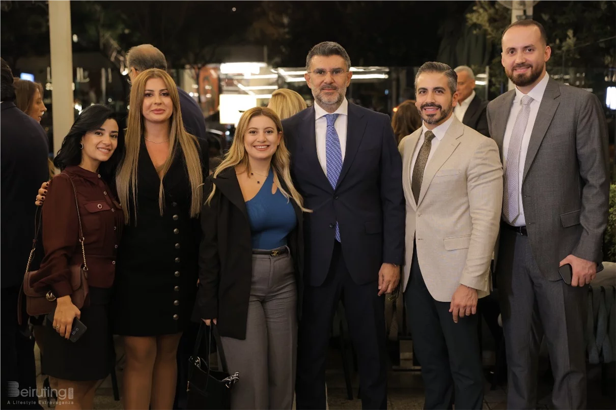 A Packed Dinner at Thanna Restaurant in Support of Candidate Elie Bazerli for President of the Beirut Bar Association