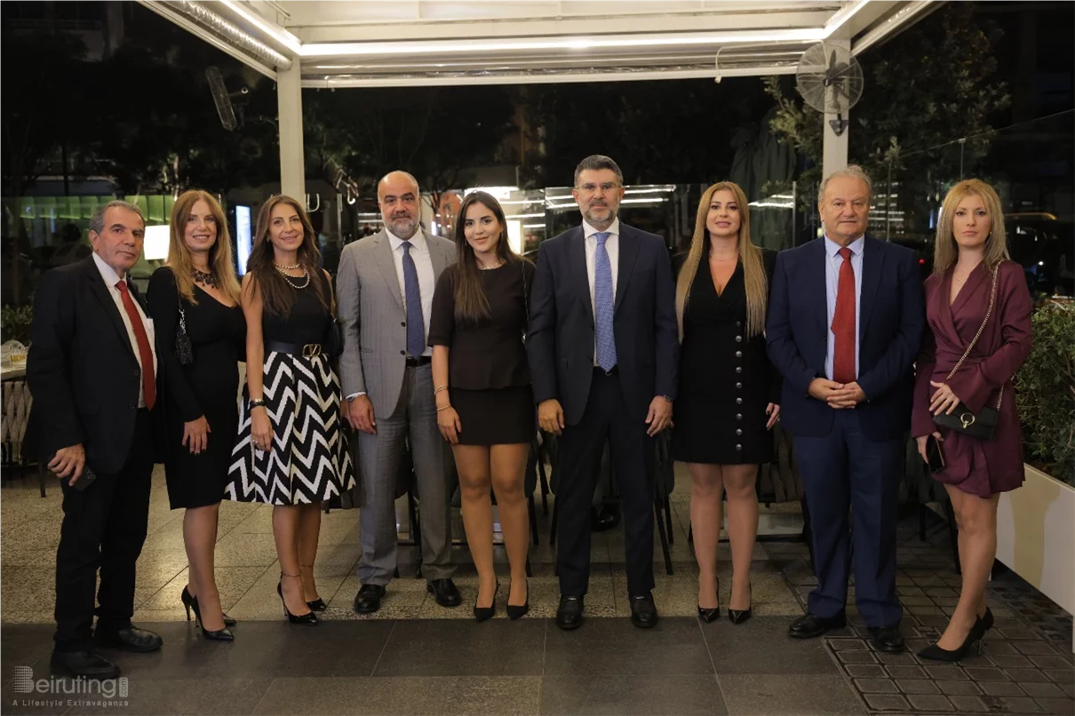 A Packed Dinner at Thanna Restaurant in Support of Candidate Elie Bazerli for President of the Beirut Bar Association