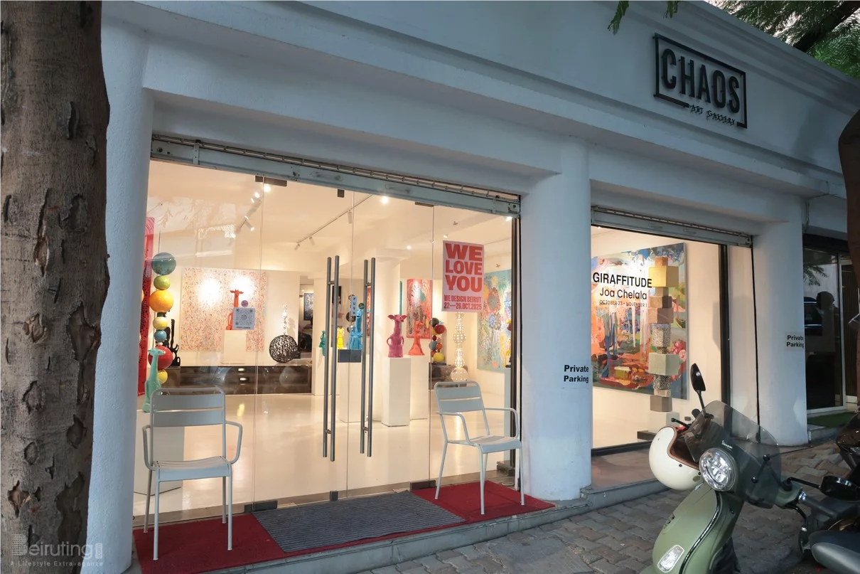 Giraffitude Souls in Color, A solo exhibition by Lebanese artist Joa Chelala