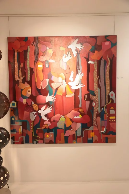 Giraffitude Souls in Color, A solo exhibition by Lebanese artist Joa Chelala
