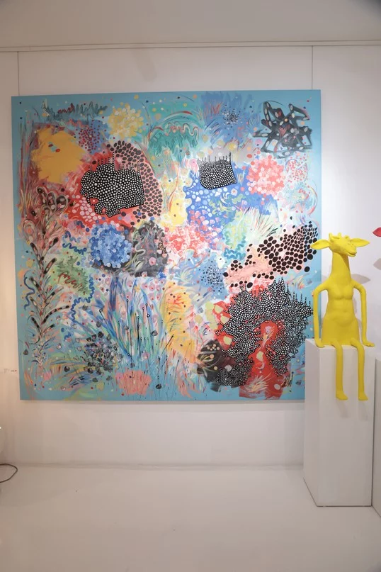 Giraffitude Souls in Color, A solo exhibition by Lebanese artist Joa Chelala