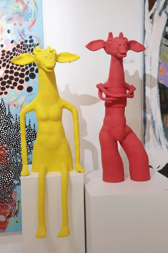 Giraffitude Souls in Color, A solo exhibition by Lebanese artist Joa Chelala