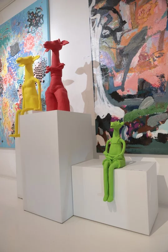 Giraffitude Souls in Color, A solo exhibition by Lebanese artist Joa Chelala