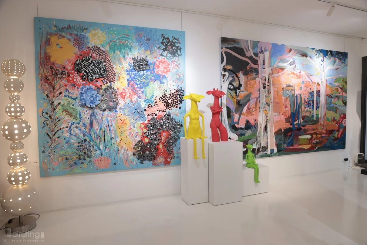 Giraffitude Souls in Color, A solo exhibition by Lebanese artist Joa Chelala