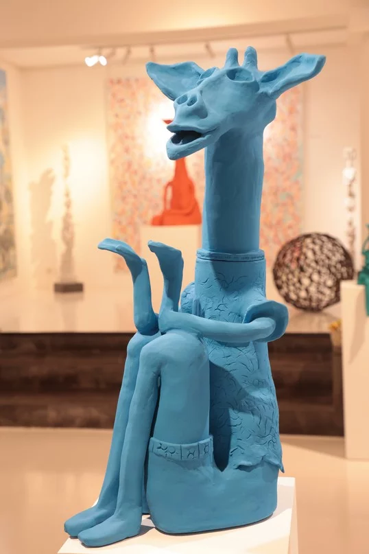 Giraffitude Souls in Color, A solo exhibition by Lebanese artist Joa Chelala