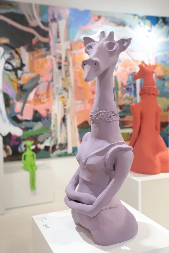 Giraffitude Souls in Color, A solo exhibition by Lebanese artist Joa Chelala