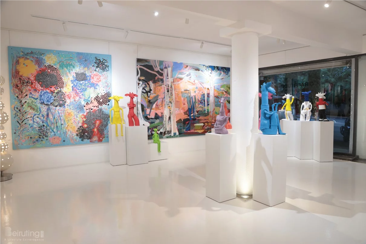 Giraffitude Souls in Color, A solo exhibition by Lebanese artist Joa Chelala