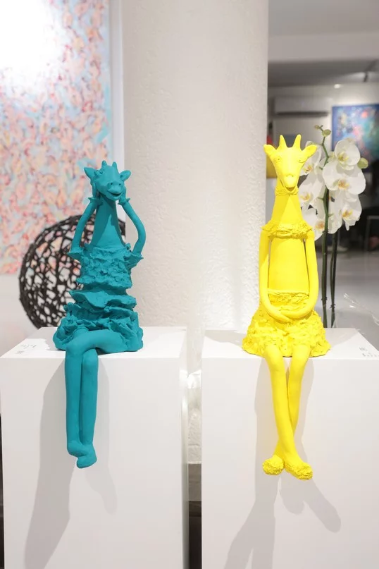 Giraffitude Souls in Color, A solo exhibition by Lebanese artist Joa Chelala