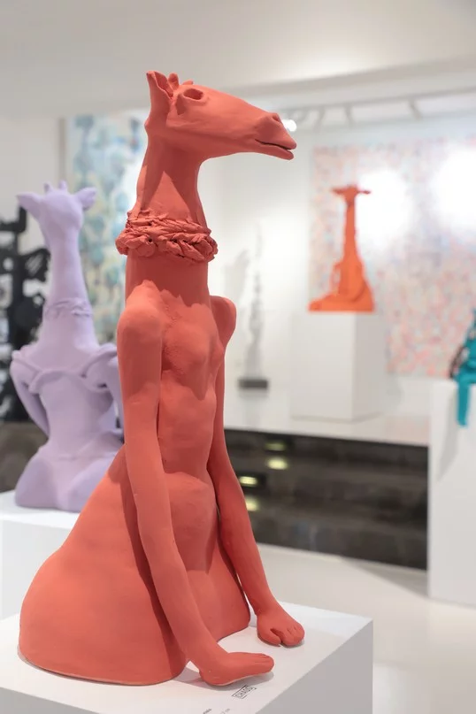 Giraffitude Souls in Color, A solo exhibition by Lebanese artist Joa Chelala